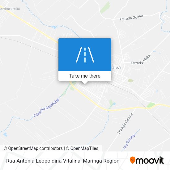 Rua Antonia Leopoldina Vitalina map