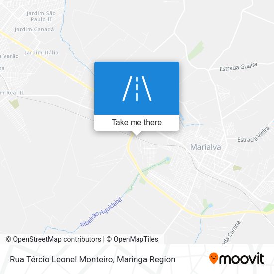 Rua Tércio Leonel Monteiro map