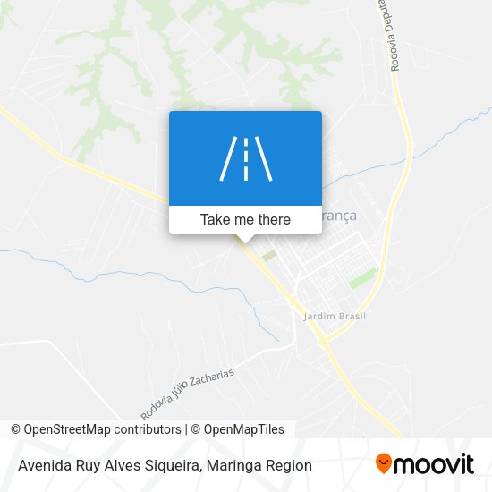 Avenida Ruy Alves Siqueira map