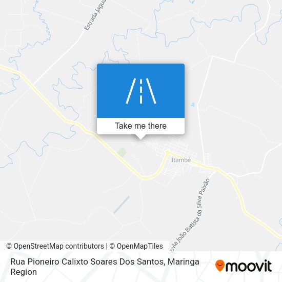 Rua Pioneiro Calixto Soares Dos Santos map