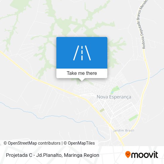 Projetada C - Jd.Planalto map