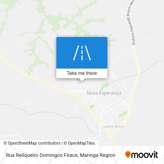 Rua Reliqueiro Domingos Firace map