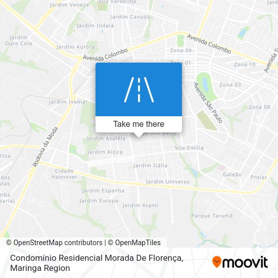 Condomínio Residencial Morada De Florença map