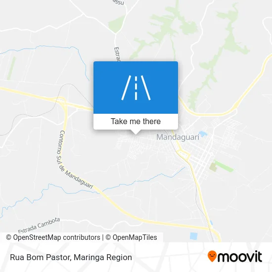 Rua Bom Pastor map