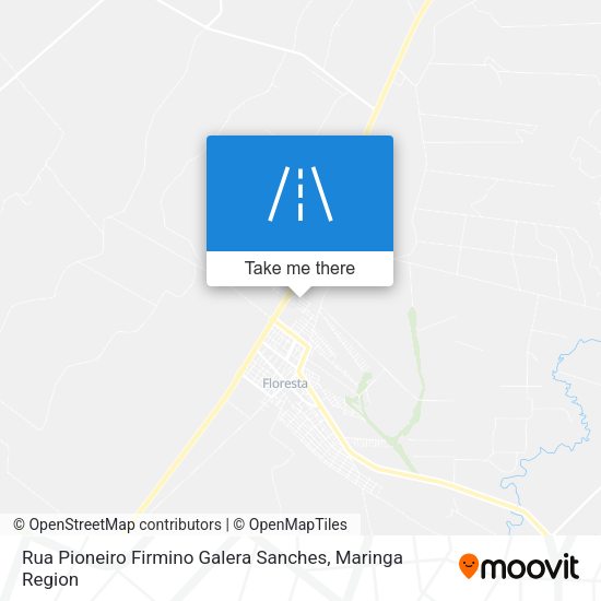 Rua Pioneiro Firmino Galera Sanches map