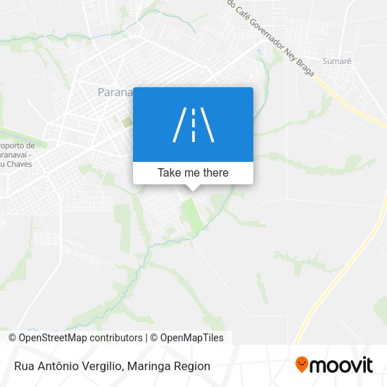 Rua Antônio Vergilio map