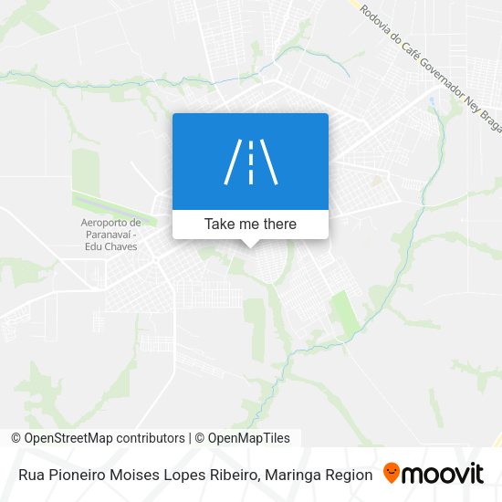 Rua Pioneiro Moises Lopes Ribeiro map