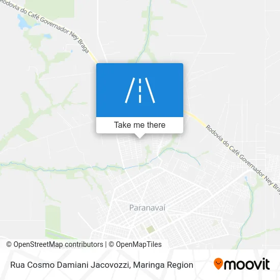 Rua Cosmo Damiani Jacovozzi map