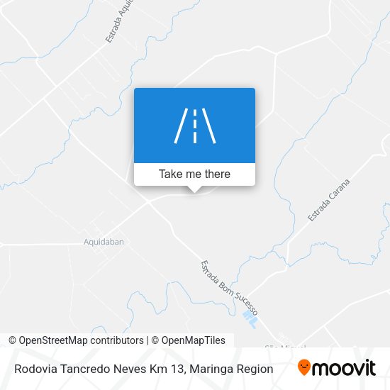 Rodovia Tancredo Neves Km 13 map
