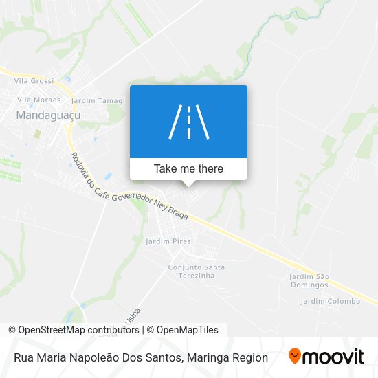 Rua Maria Napoleão Dos Santos map