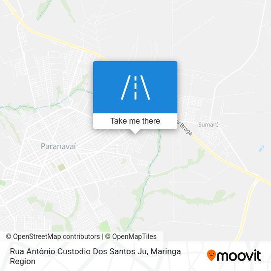Rua Antônio Custodio Dos Santos Ju map