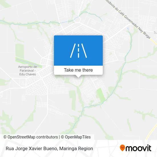 Rua Jorge Xavier Bueno map