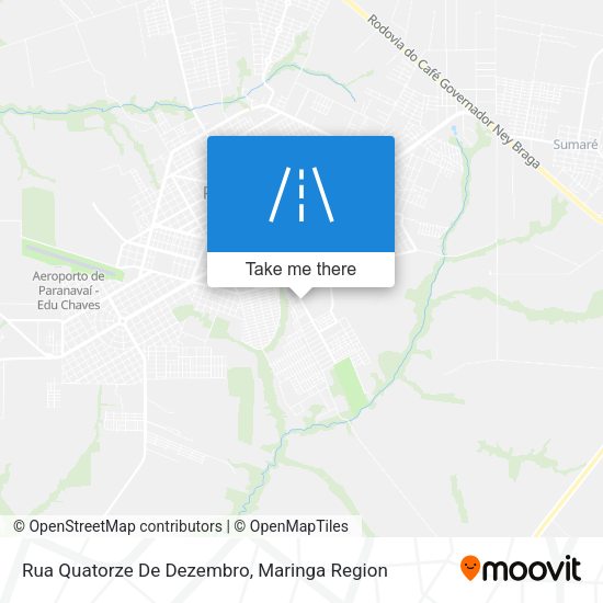 Rua Quatorze De Dezembro map