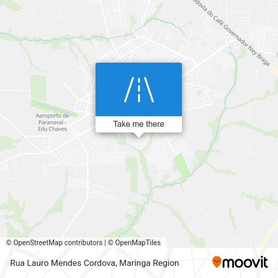 Rua Lauro Mendes Cordova map