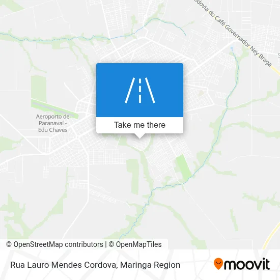 Rua Lauro Mendes Cordova map