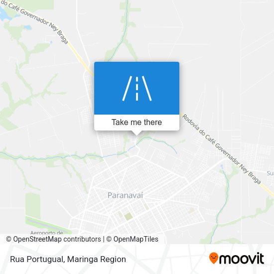 Rua Portugual map