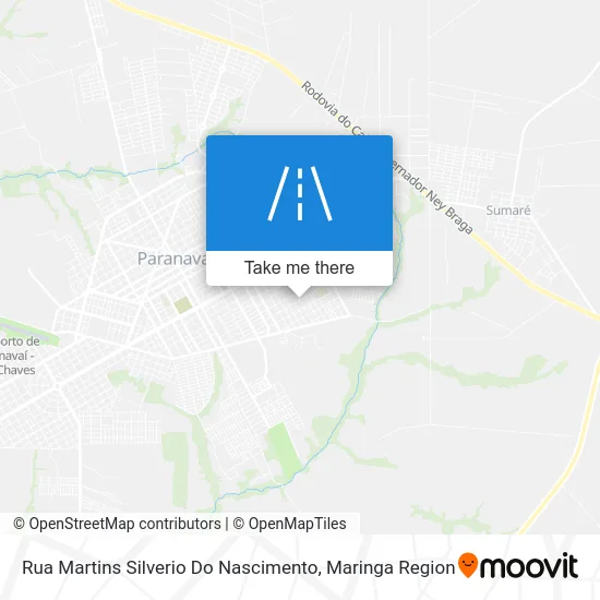 Rua Martins Silverio Do Nascimento map