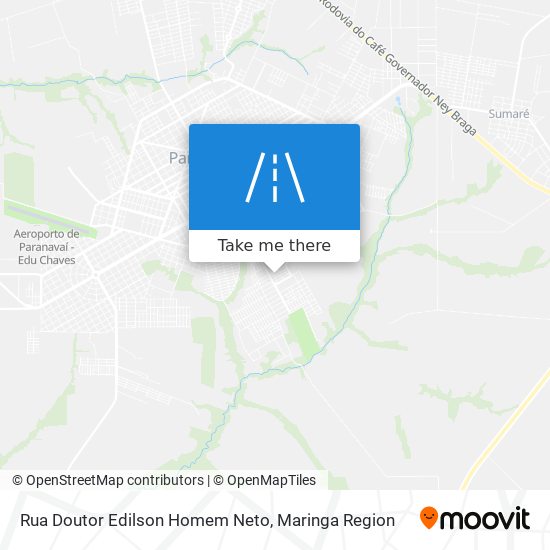 Rua Doutor Edilson Homem Neto map