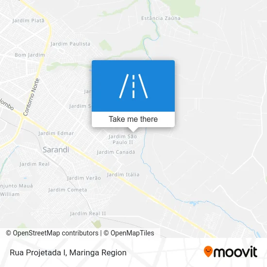 Rua Projetada I map
