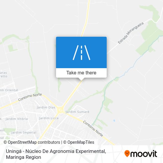 Uningá - Núcleo De Agronomia Experimental map