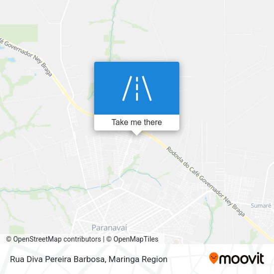 Rua Diva Pereira Barbosa map