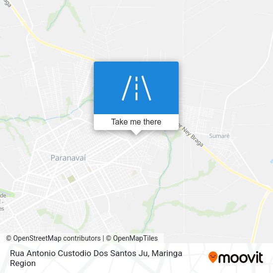Rua Antonio Custodio Dos Santos Ju map