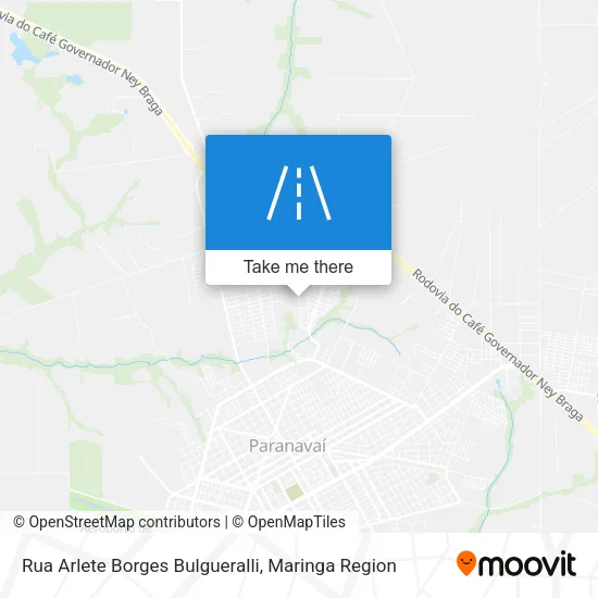 Rua Arlete Borges Bulgueralli map
