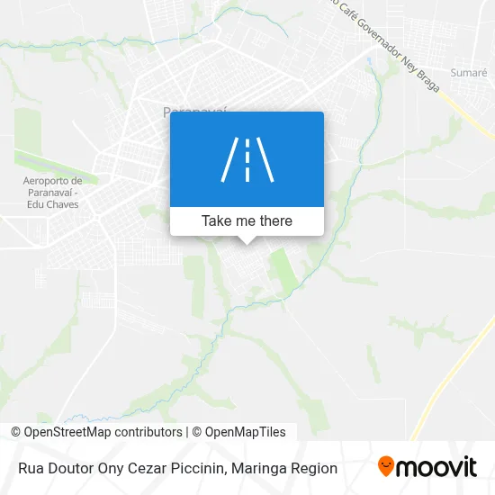 Rua Doutor Ony Cezar Piccinin map