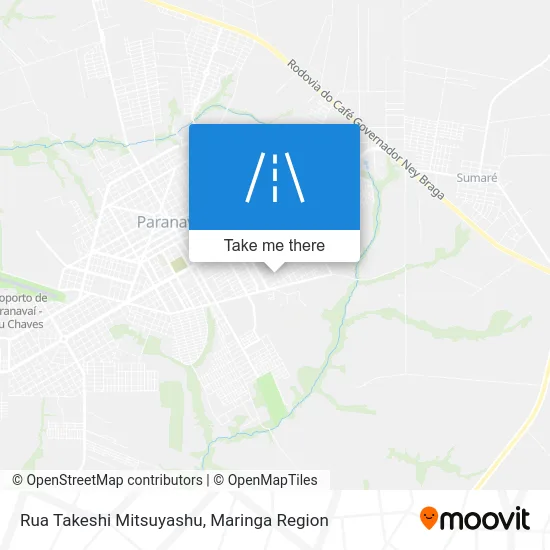 Rua Takeshi Mitsuyashu map