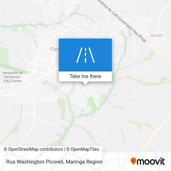 Rua Washington Picoreli map