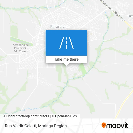 Rua Valdir Gelatti map