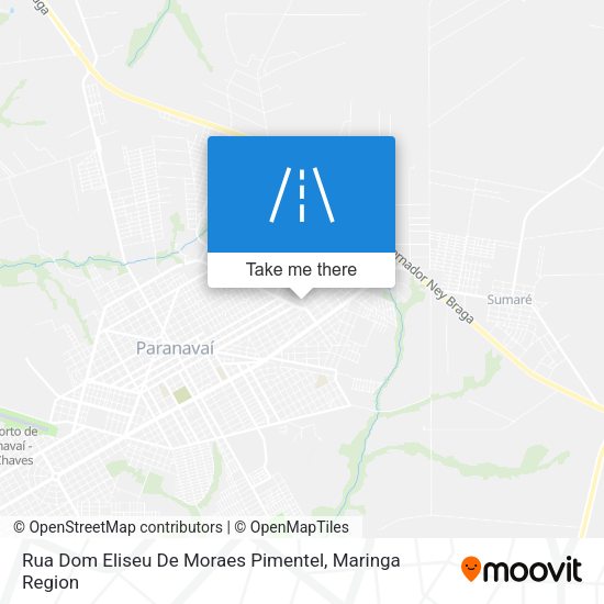 Rua Dom Eliseu De Moraes Pimentel map