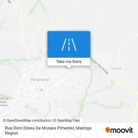 Rua Dom Eliseu De Moraes Pimentel map