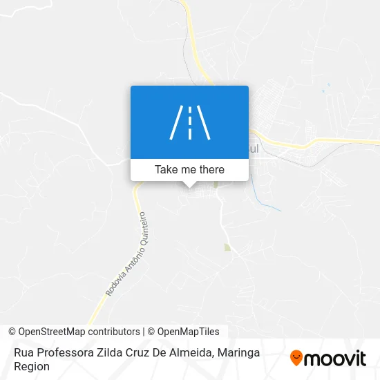 Rua Professora Zilda Cruz De Almeida map