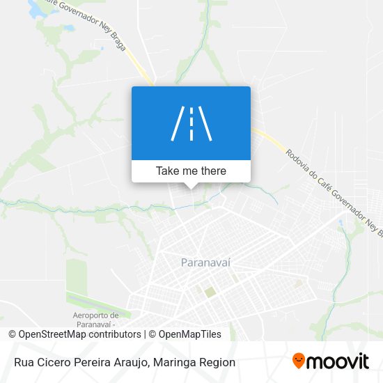 Rua Cicero Pereira Araujo map