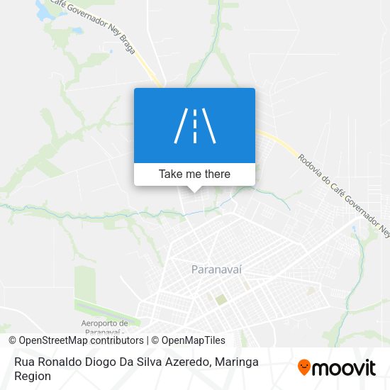 Rua Ronaldo Diogo Da Silva Azeredo map