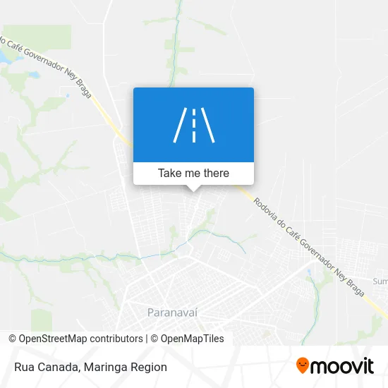 Rua Canada map