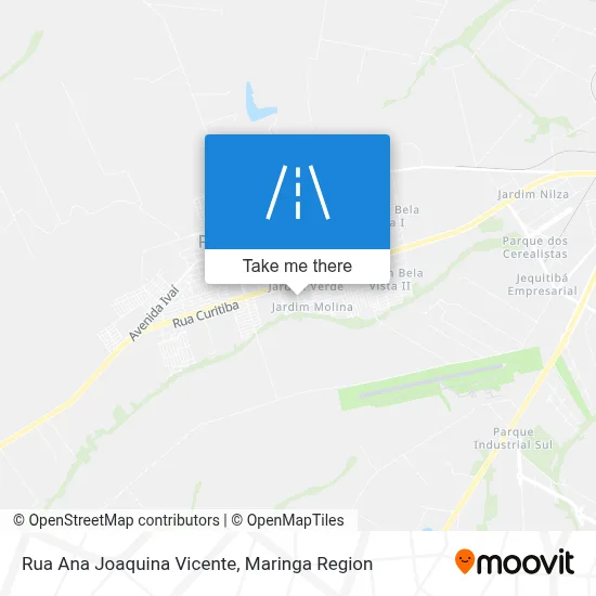 Rua Ana Joaquina Vicente map
