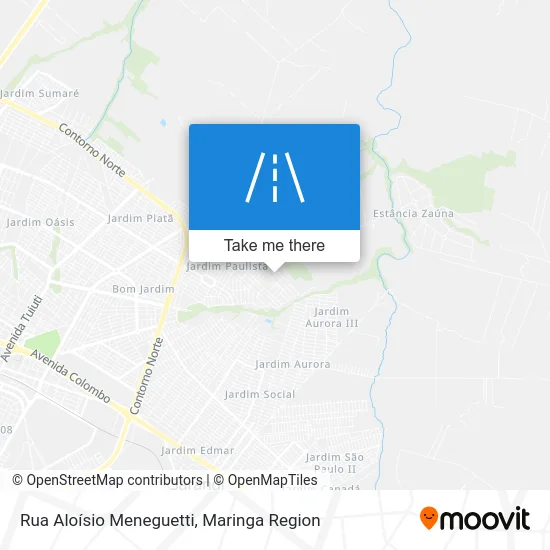 Rua Aloísio Meneguetti map