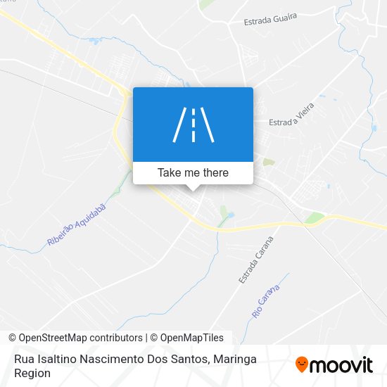 Rua Isaltino Nascimento Dos Santos map
