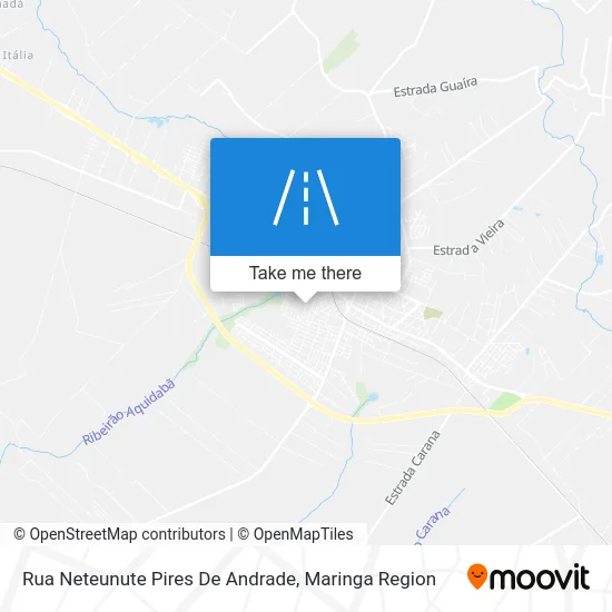 Rua Neteunute Pires De Andrade map
