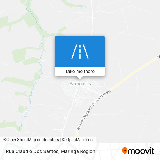 Rua Claudio Dos Santos map
