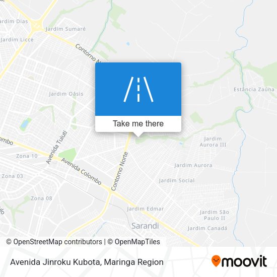 Avenida Jinroku Kubota map