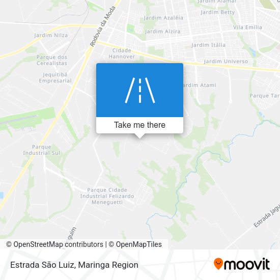 Estrada São Luiz map