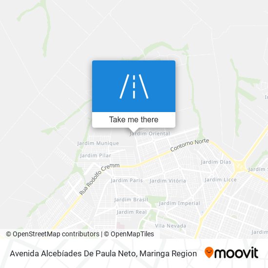 Avenida Alcebíades De Paula Neto map