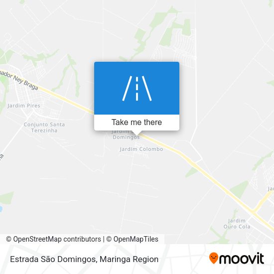 Estrada São Domingos map