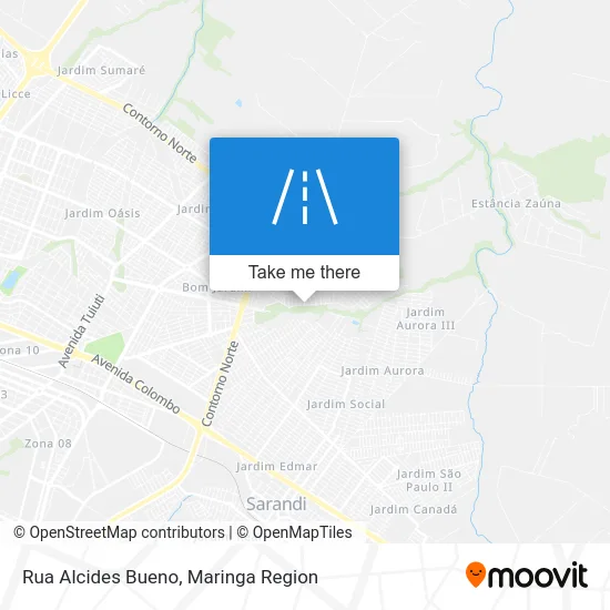 Rua Alcides Bueno map