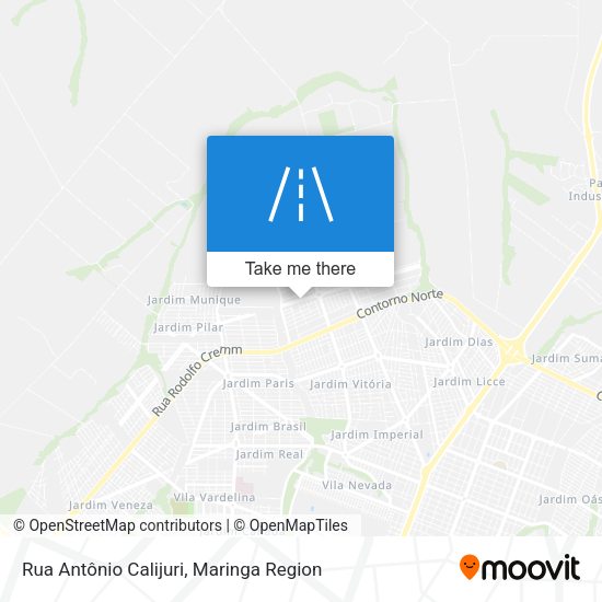 Rua Antônio Calijuri map