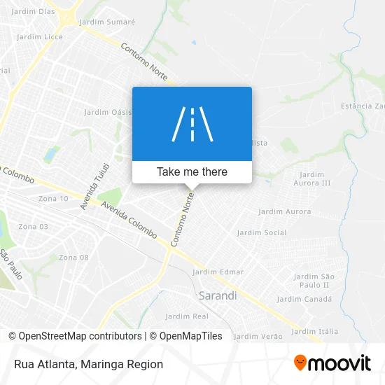Rua Atlanta map