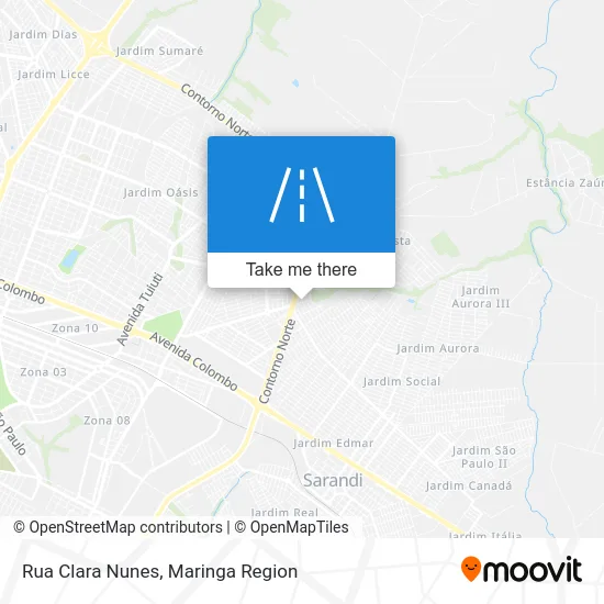 Rua Clara Nunes map